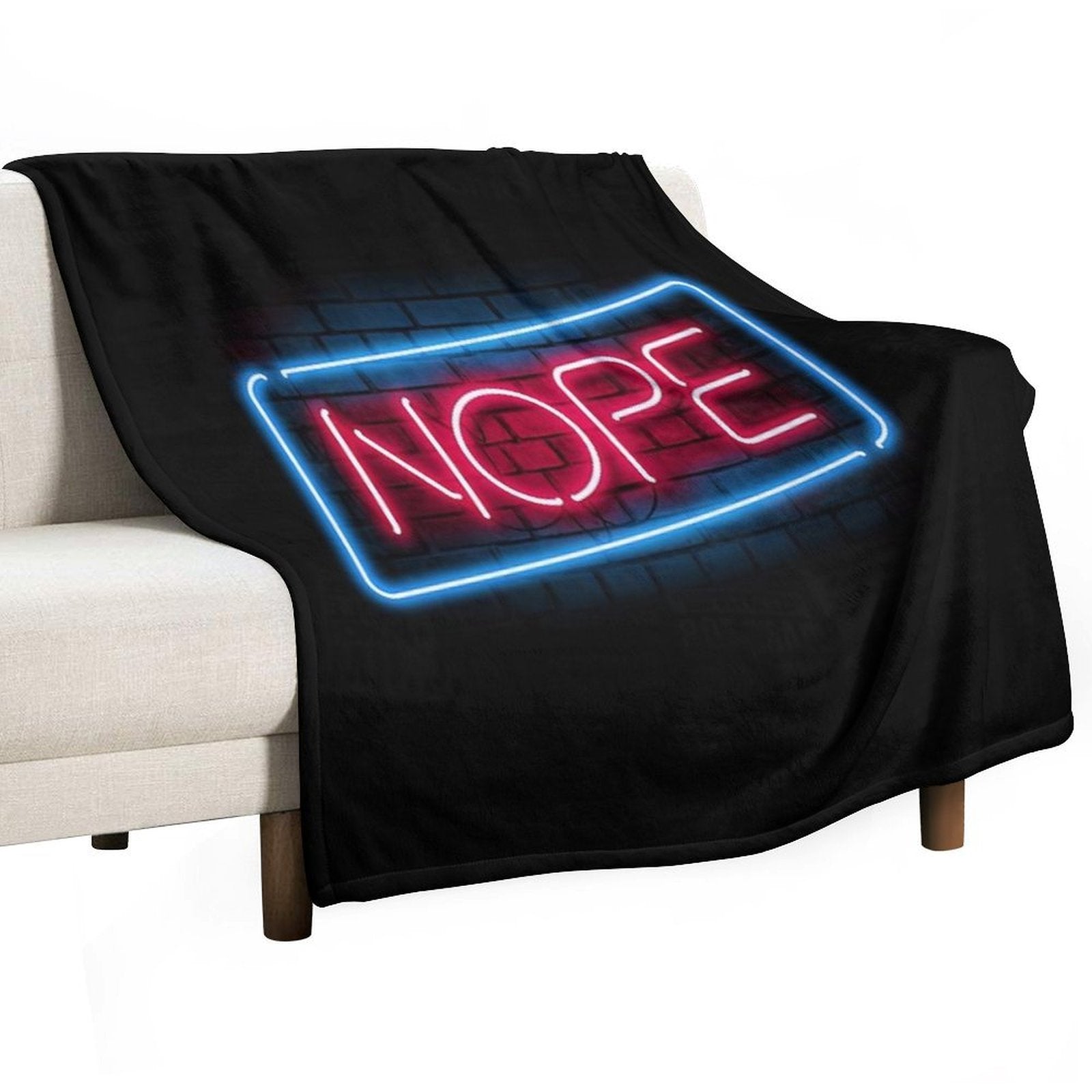 Nope Compact Throw Blanket