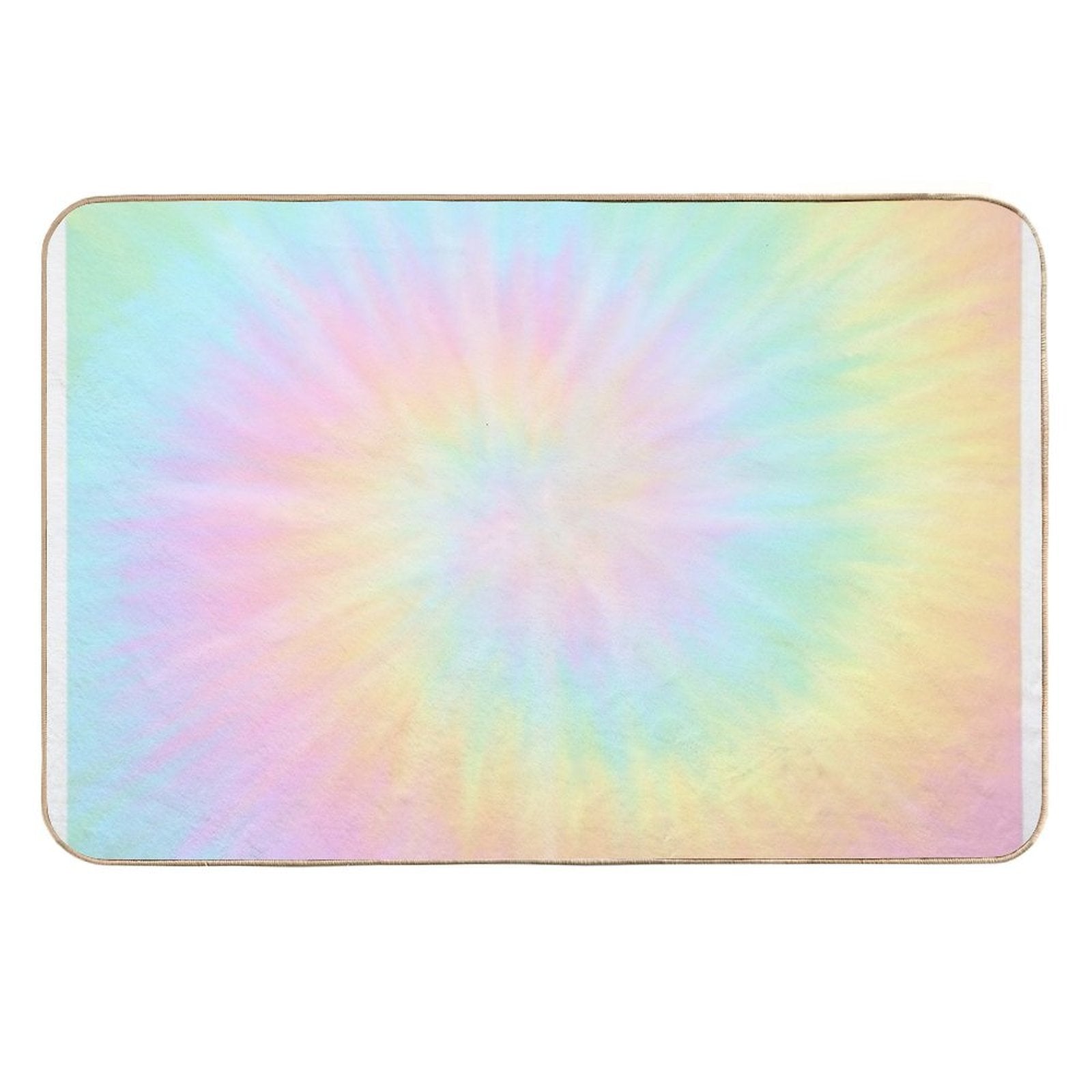 Tie Dye Pastel Wallpaper  Easy To Clean Bath Mat
