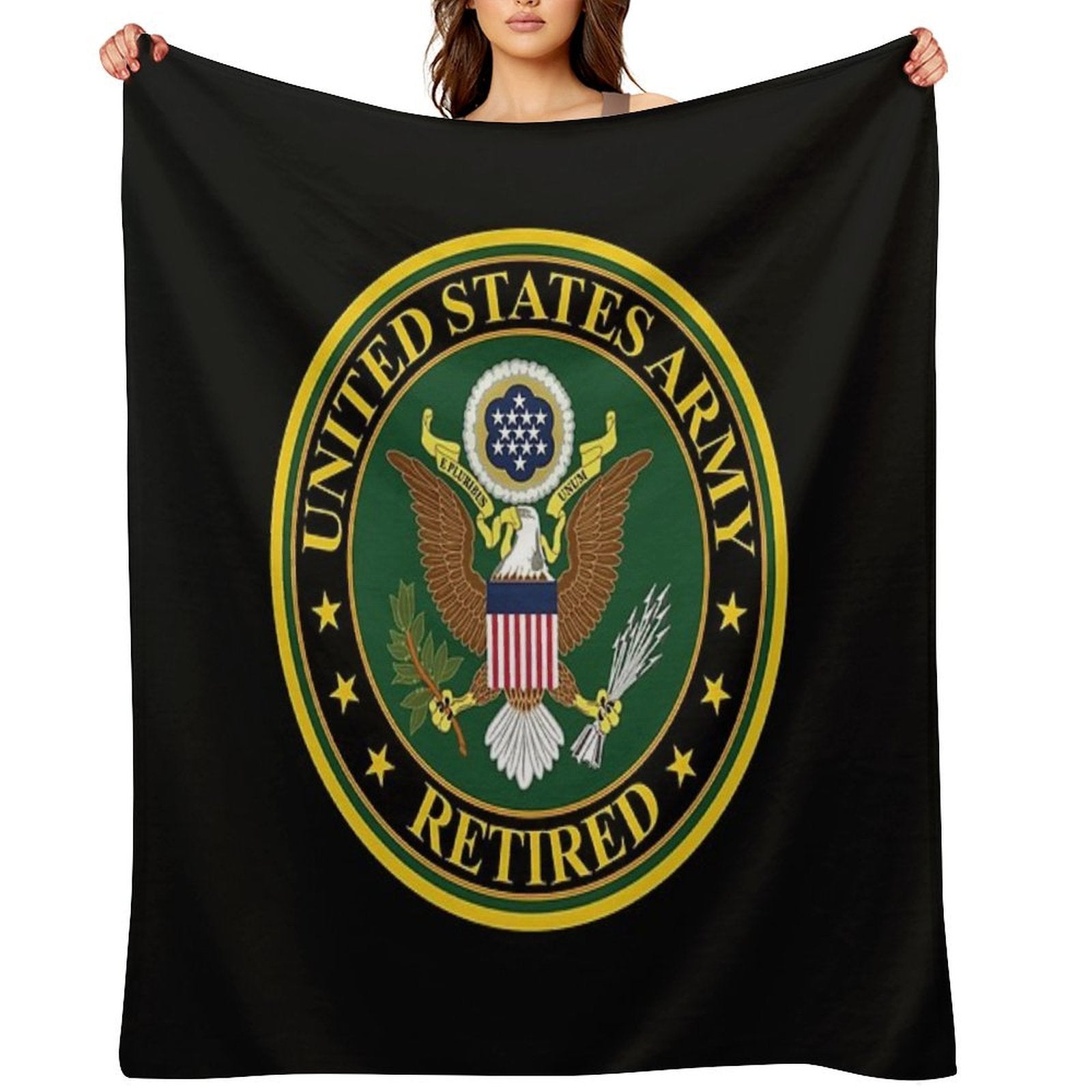 Army - US Army Retired Eco-conscious Throw Blanket