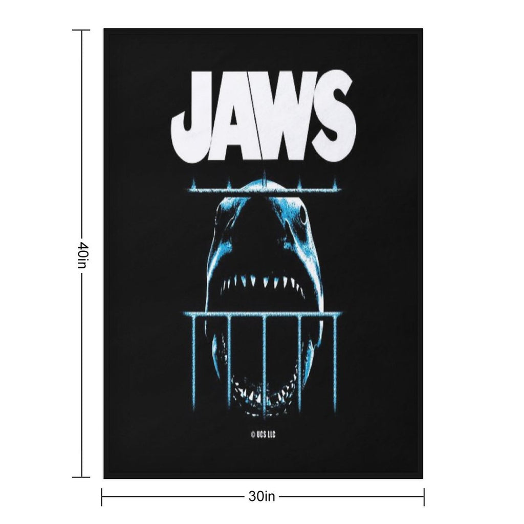 JAWS The Movie Velvety-soft Throw Blanket