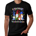 Frohe Weihnachten German Gnome Christmas Decorations Germany Comfortable T-Shirt