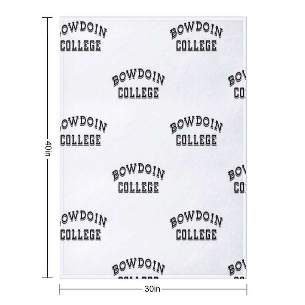 Bowdoin College Sustainable Throw Blanket