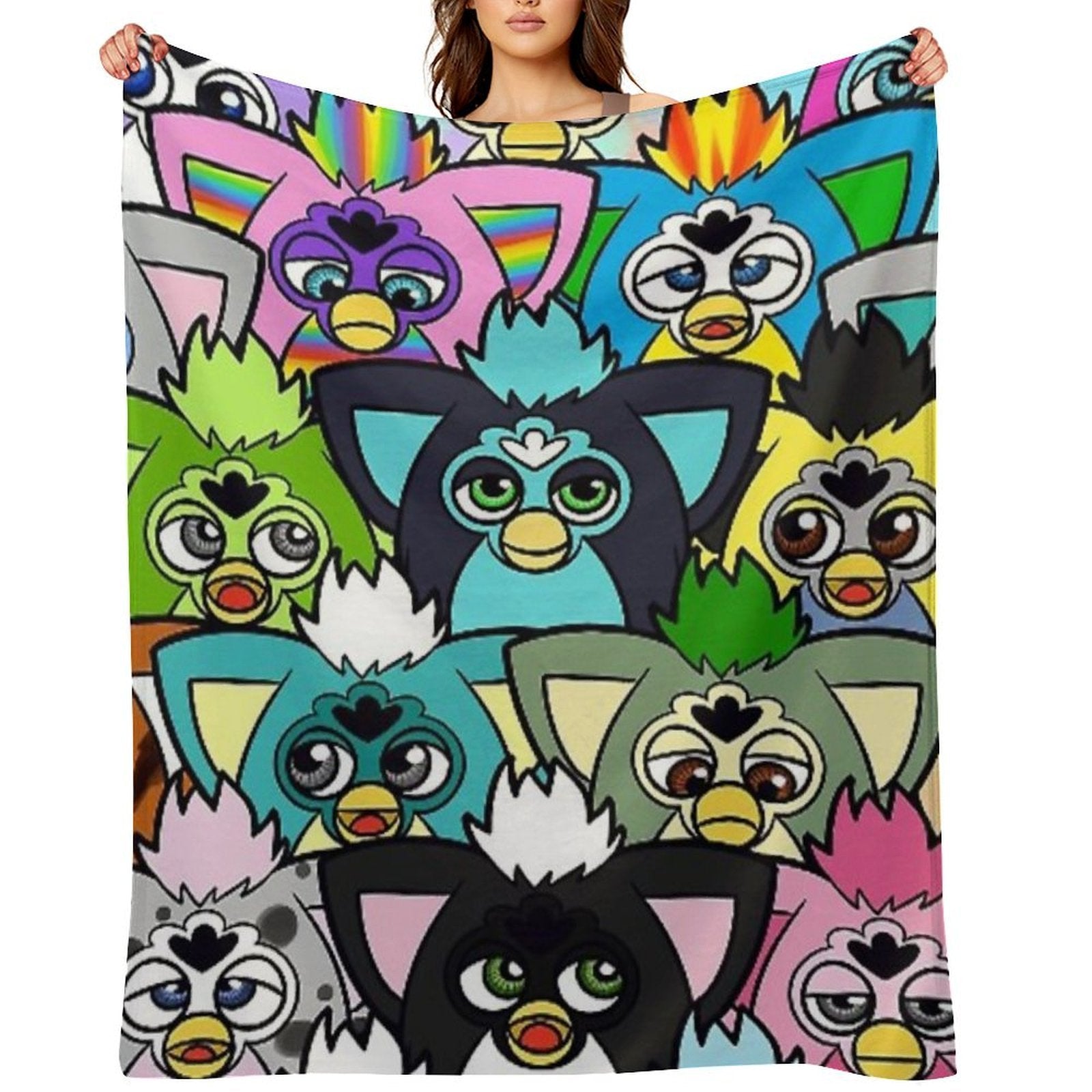 Group Furbys Eco-conscious Throw Blanket