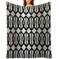 Geometric Decorative Pattern  11 Premium Throw Blanket