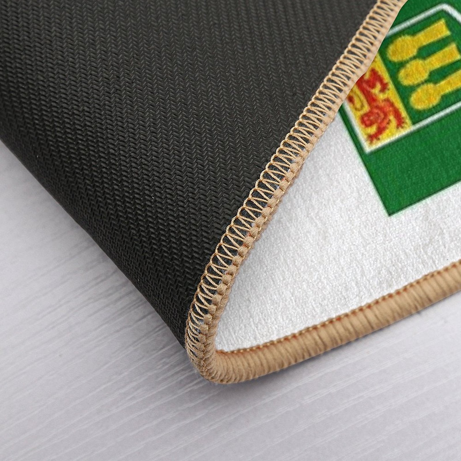 Saskatchewan Flag Map, SK, Canada  Easy Maintenance Bath Mat