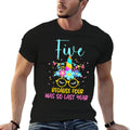 Five Because Four Was So Last Year Unicorn 5th Birthday  Easy-care T-Shirt