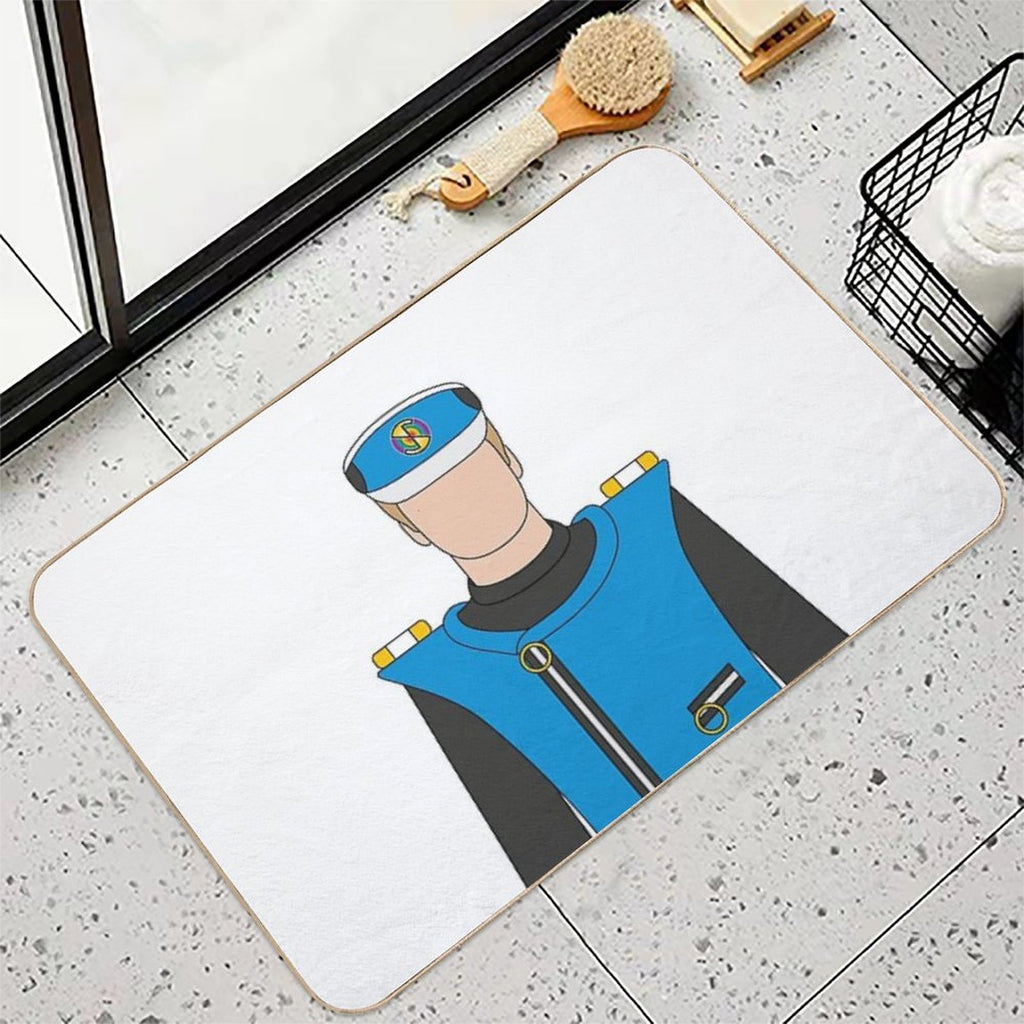 Captain Blue Icon  Dirt-Trapping Bath Mat