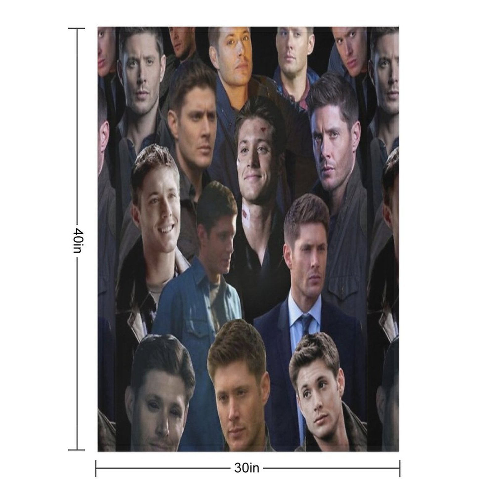 Dean Winchester Collage Multi-functional Throw Blanket