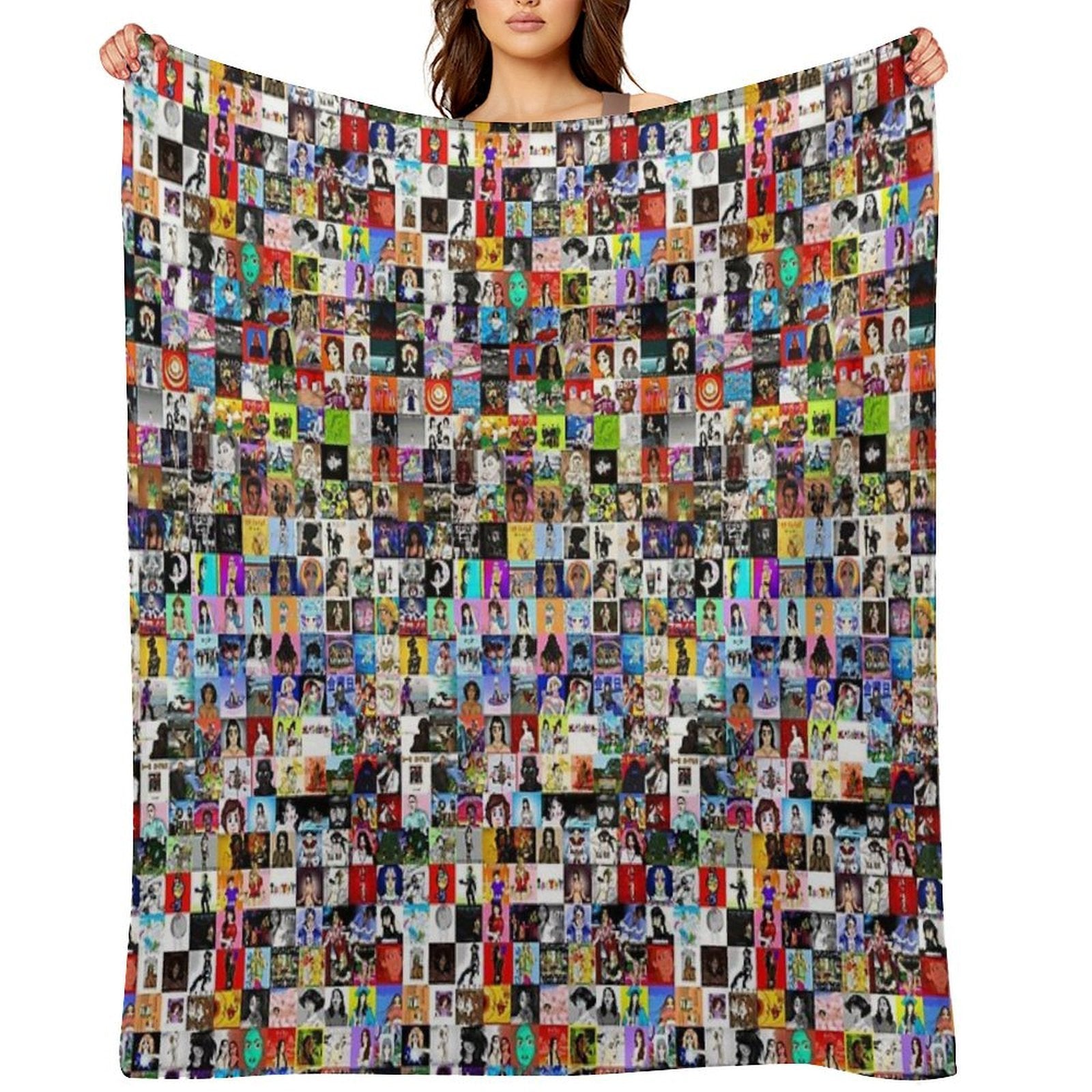 Ultimate Album Collage Velvety-soft Throw Blanket