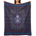Kooky Mandala Plush Throw Blanket