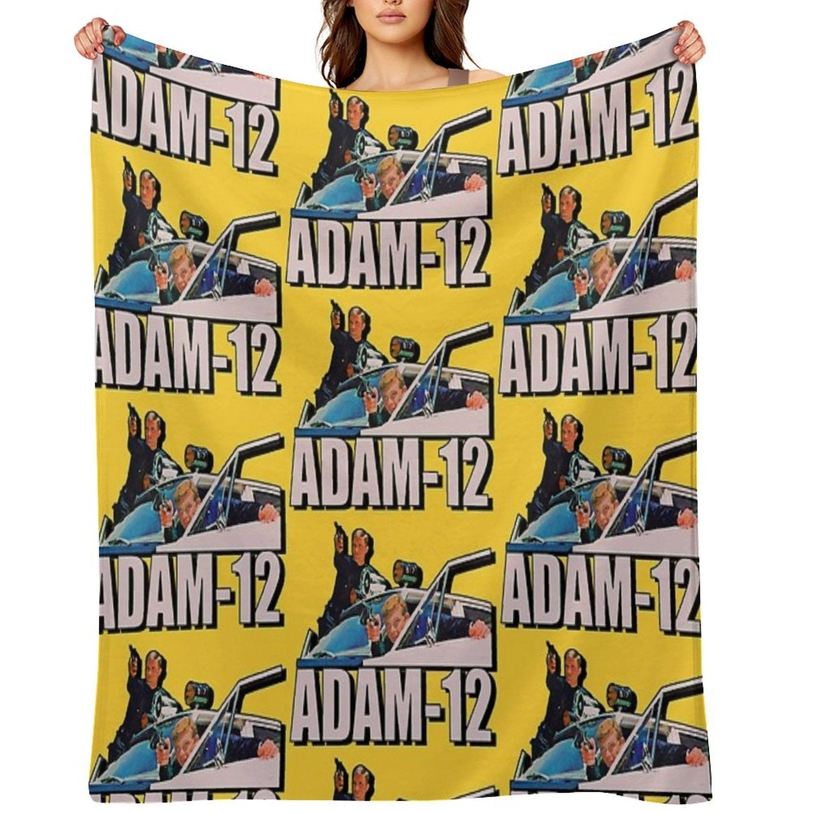 Retro One Adam 12 Tribute Quick-dry Throw Blanket