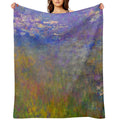 Water Lilies Claude Monet Fine Art Quick-dry Throw Blanket