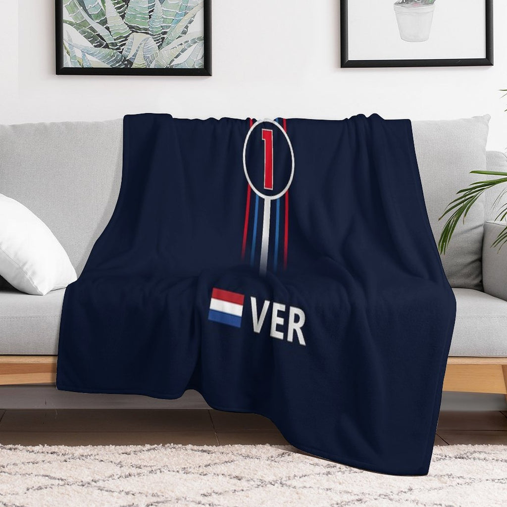 F1 2022 - #1 Verstappen [classic] Velvety-soft Throw Blanket