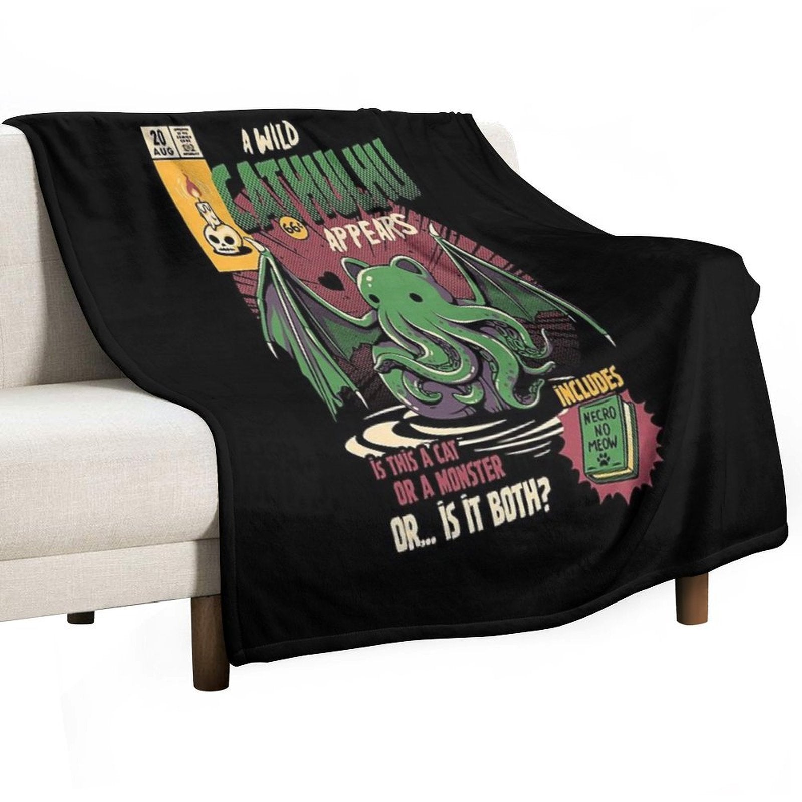 Cathulhu Versatility Throw Blanket