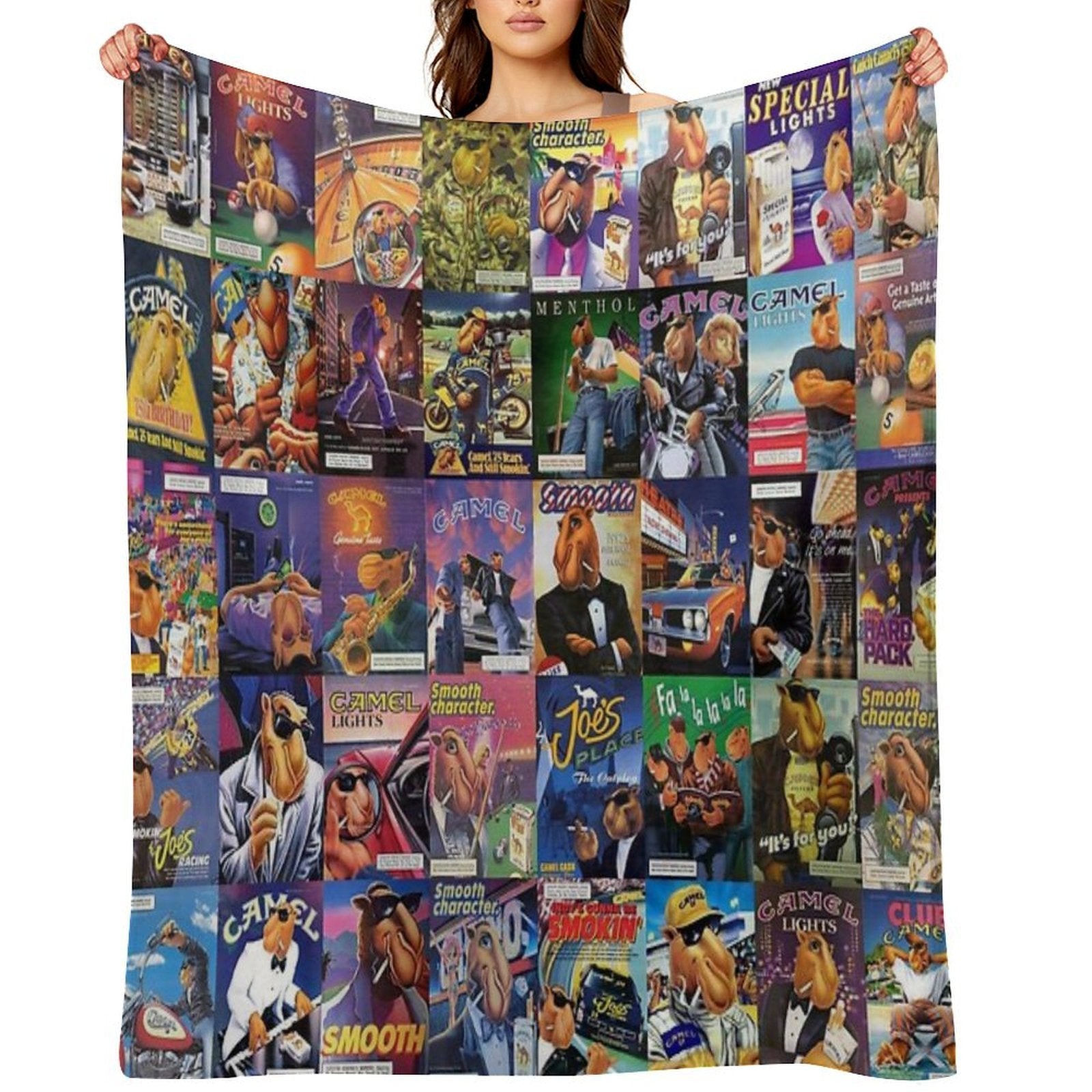 Joe Camel Velvety-soft Throw Blanket