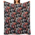 Evan Collage Multi-functional Throw Blanket