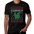 Squirrel Ugly Christmas Sweater Squirrel Claus Xmas Vacation  Vintage-inspired T-Shirt