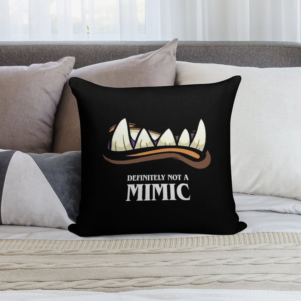 Definitely Not A Mimic Tabletop RPG Gaming Soft Warmth Comfort Throw Pillow