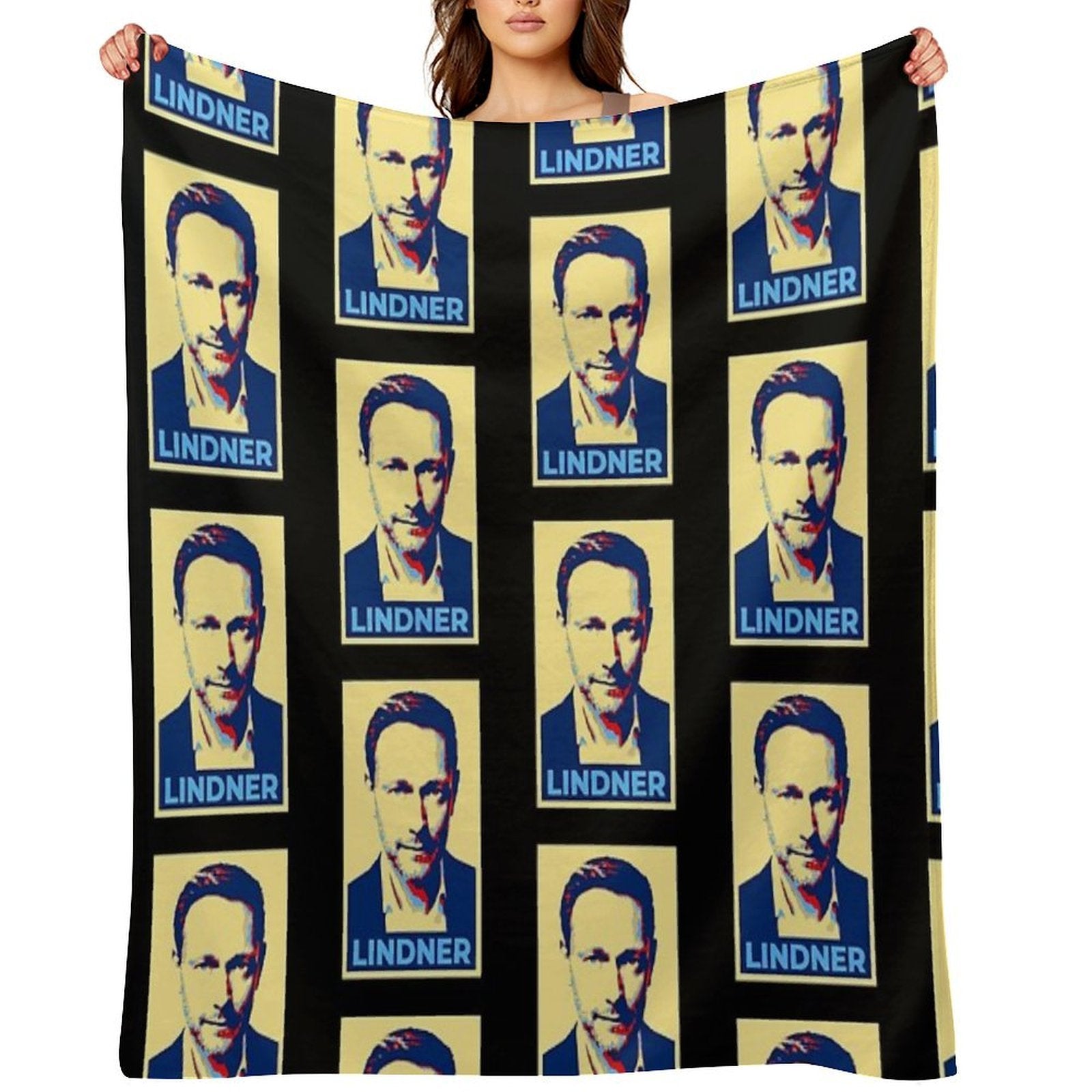 Legend CHRISTIAN LINDNER Minister of Finance Machine-washable Throw Blanket