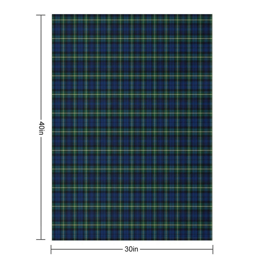 Clan Gordon Tartan Machine-washable Throw Blanket