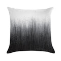 Charcoal Ombré Soft Short Plush Fabric Throw Pillow