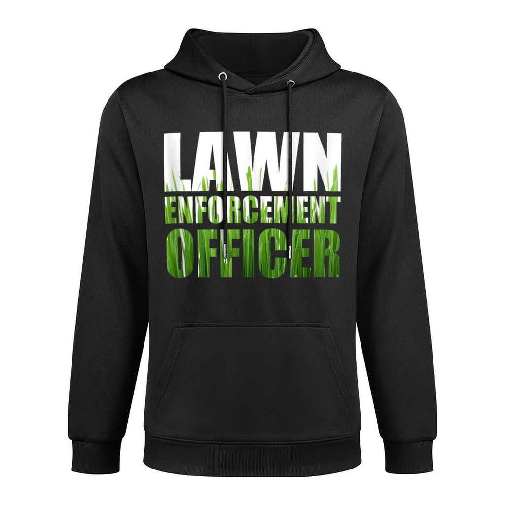 Lawn Enforcement Officer Grass Cutting Mowing Landscape Gift Versatile Streetwear Hoodie