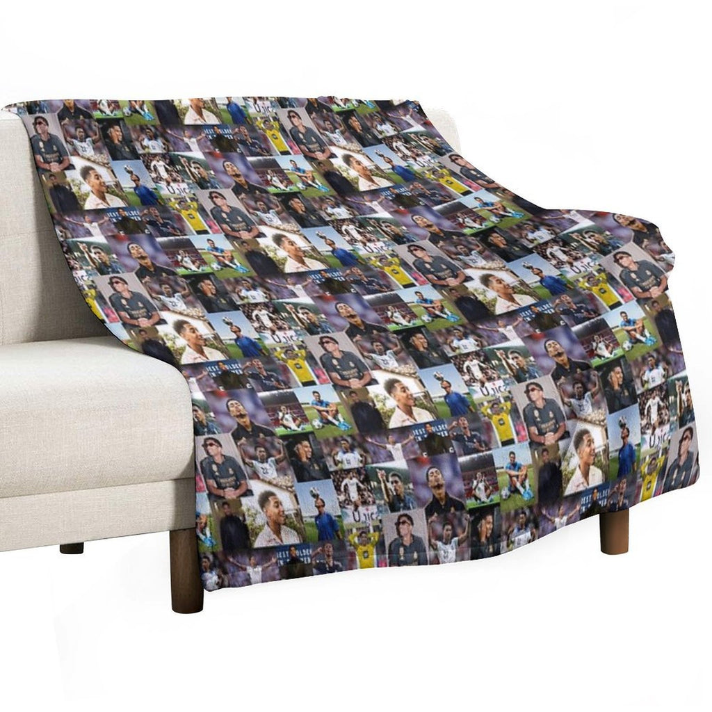 Jude Bellingham Collage Comfort Throw Blanket