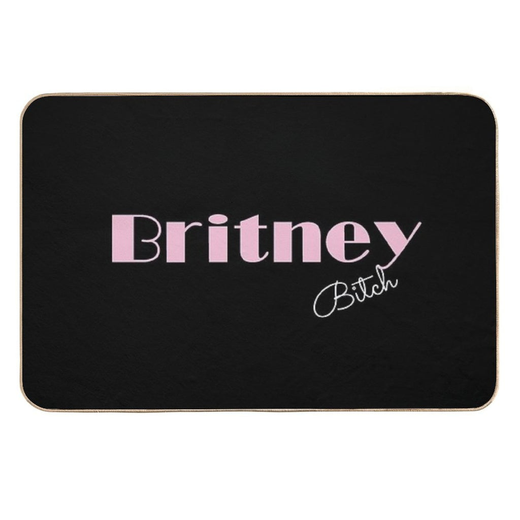 Britney. Bitch  Long-Lasting Bath Mat