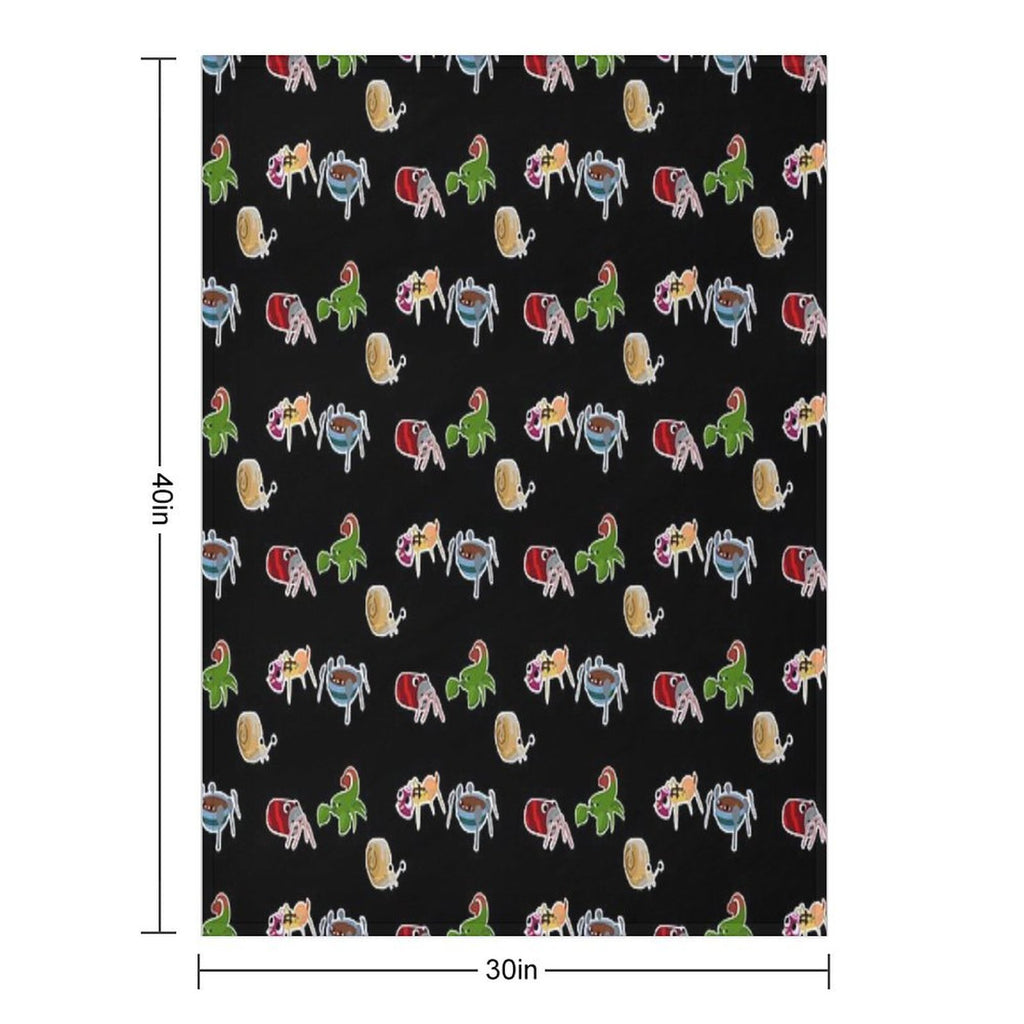 Bugsnax Best Of Bugsnax Pack For Fans Durable Throw Blanket