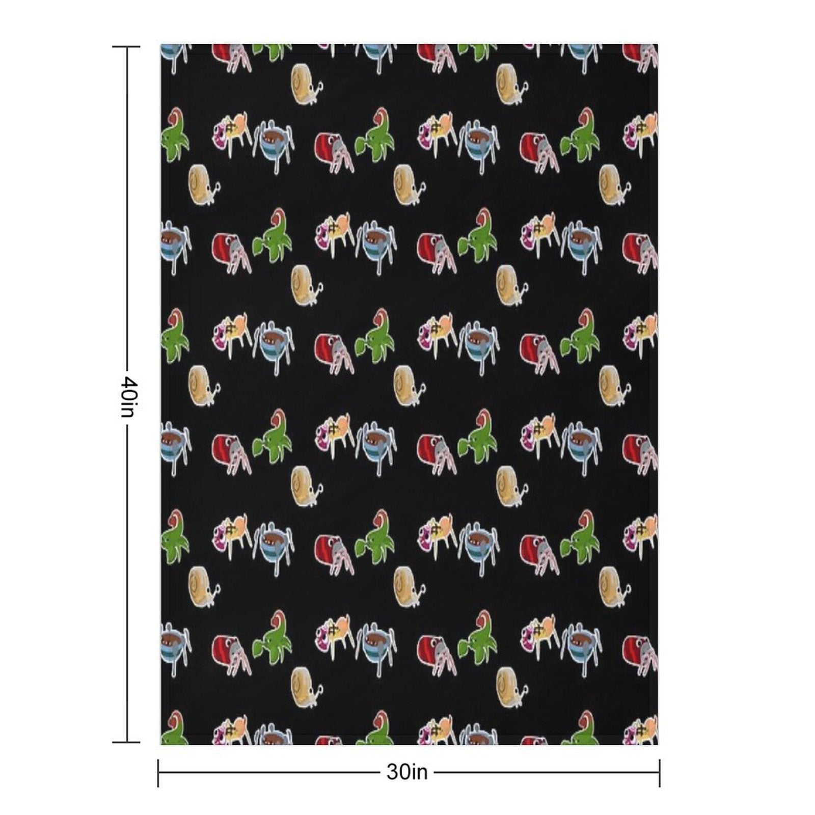Bugsnax Best Of Bugsnax Pack For Fans Durable Throw Blanket
