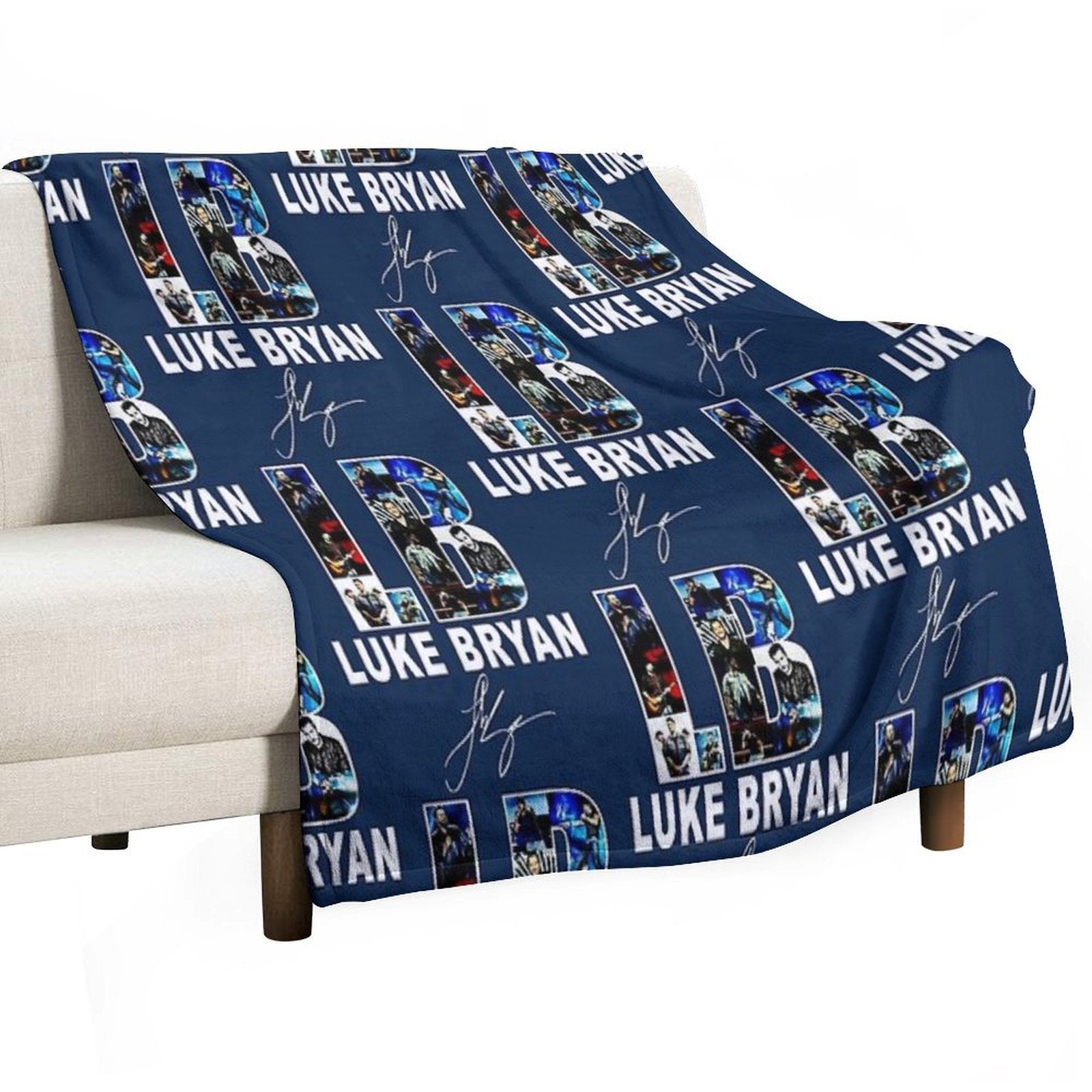 Country Music Tour Signature Machine-washable Throw Blanket