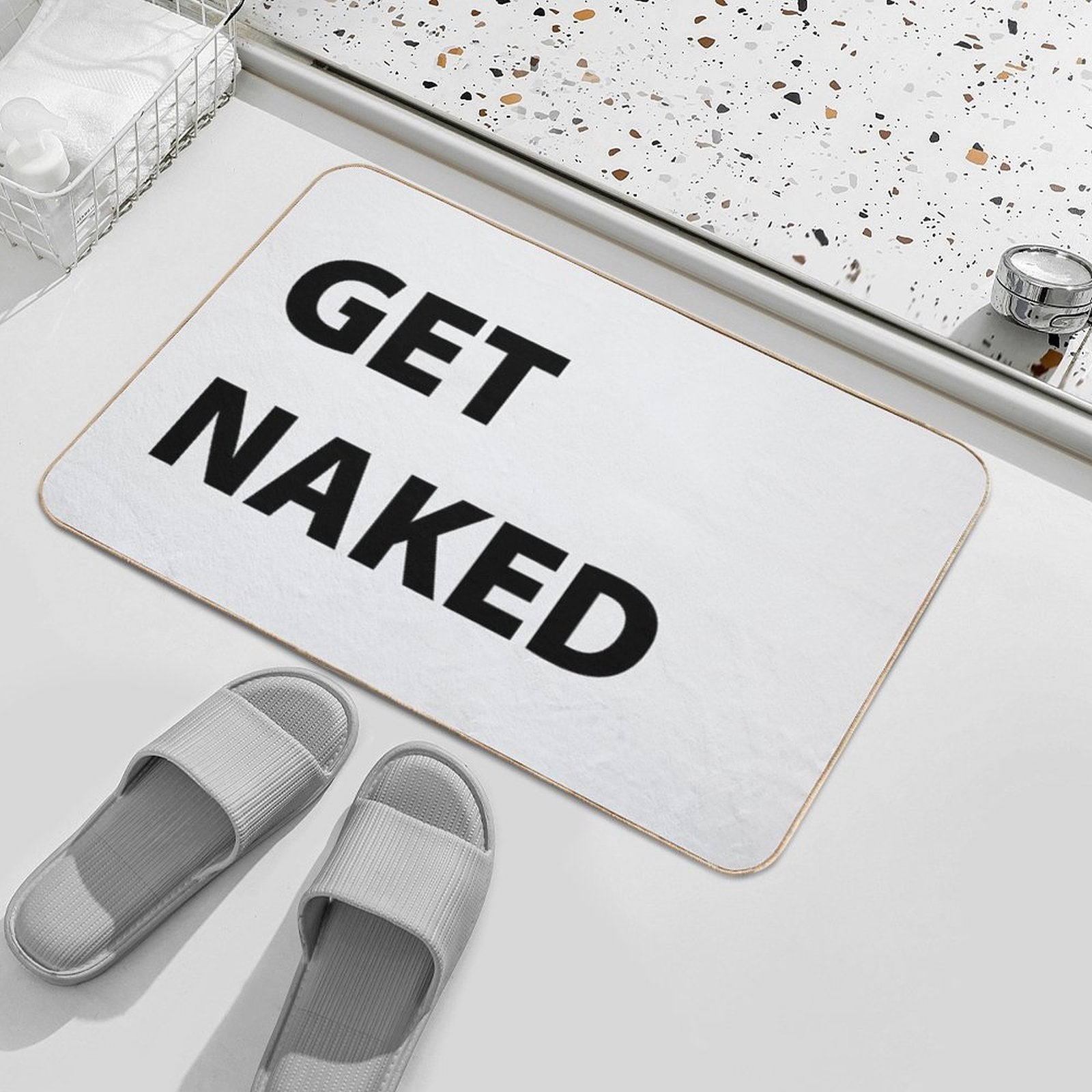 Get Naked  Dirt-Trapping Bath Mat