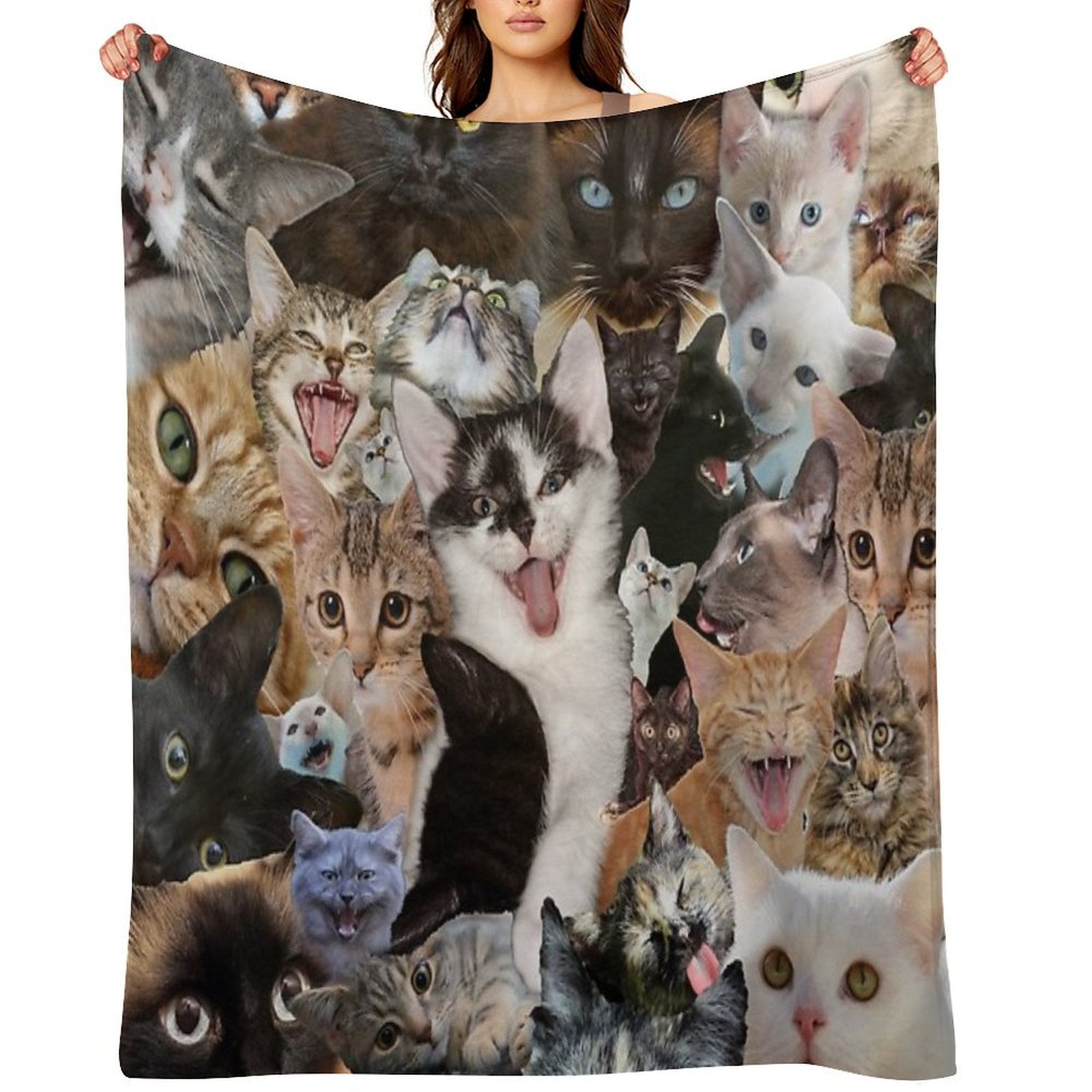 Cats Quick-dry Throw Blanket