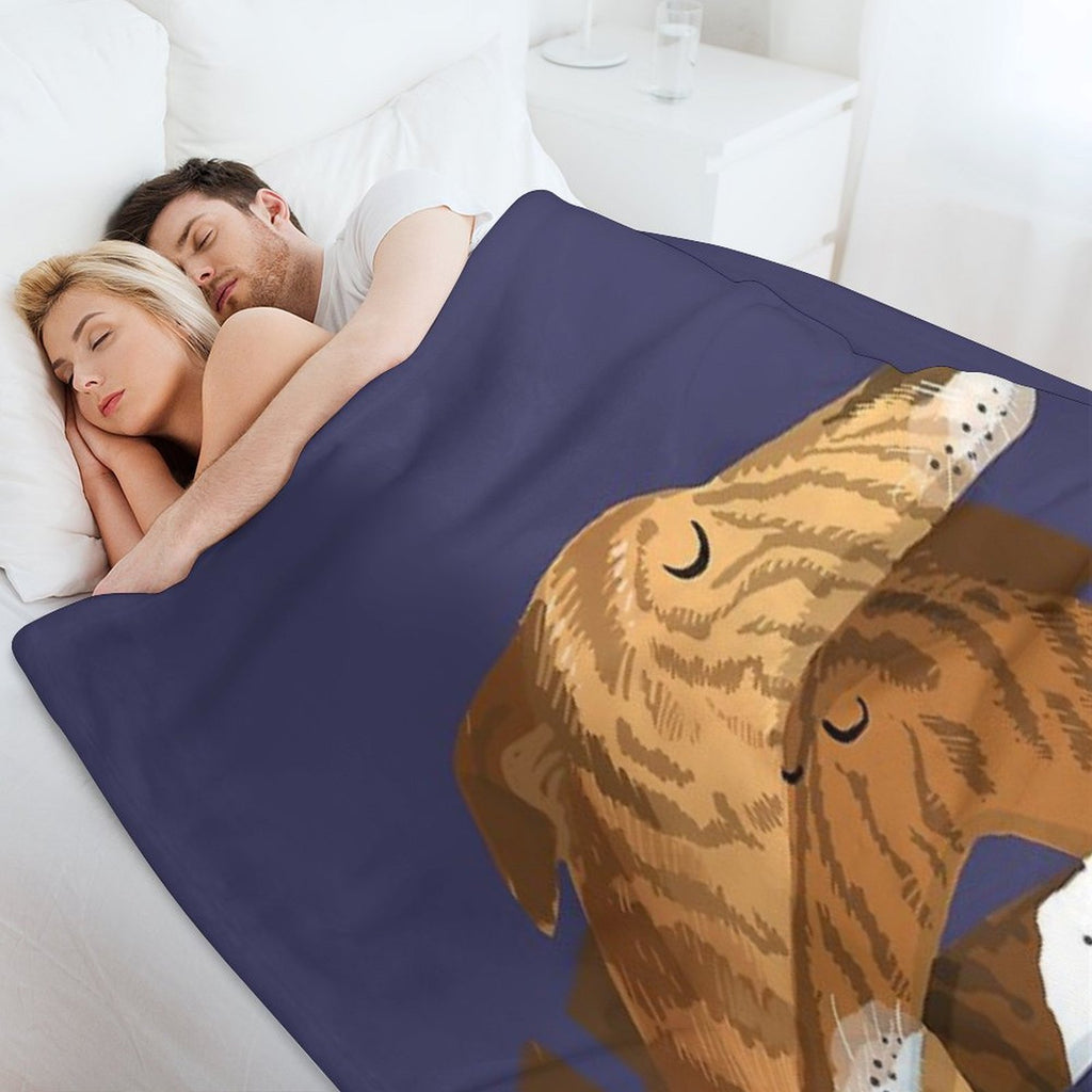Brindle-ish Allsorts Shrink-resistant Throw Blanket