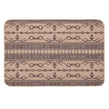 Regular Tan Neutral Egyptian Pattern  Pet-Safe Bath Mat