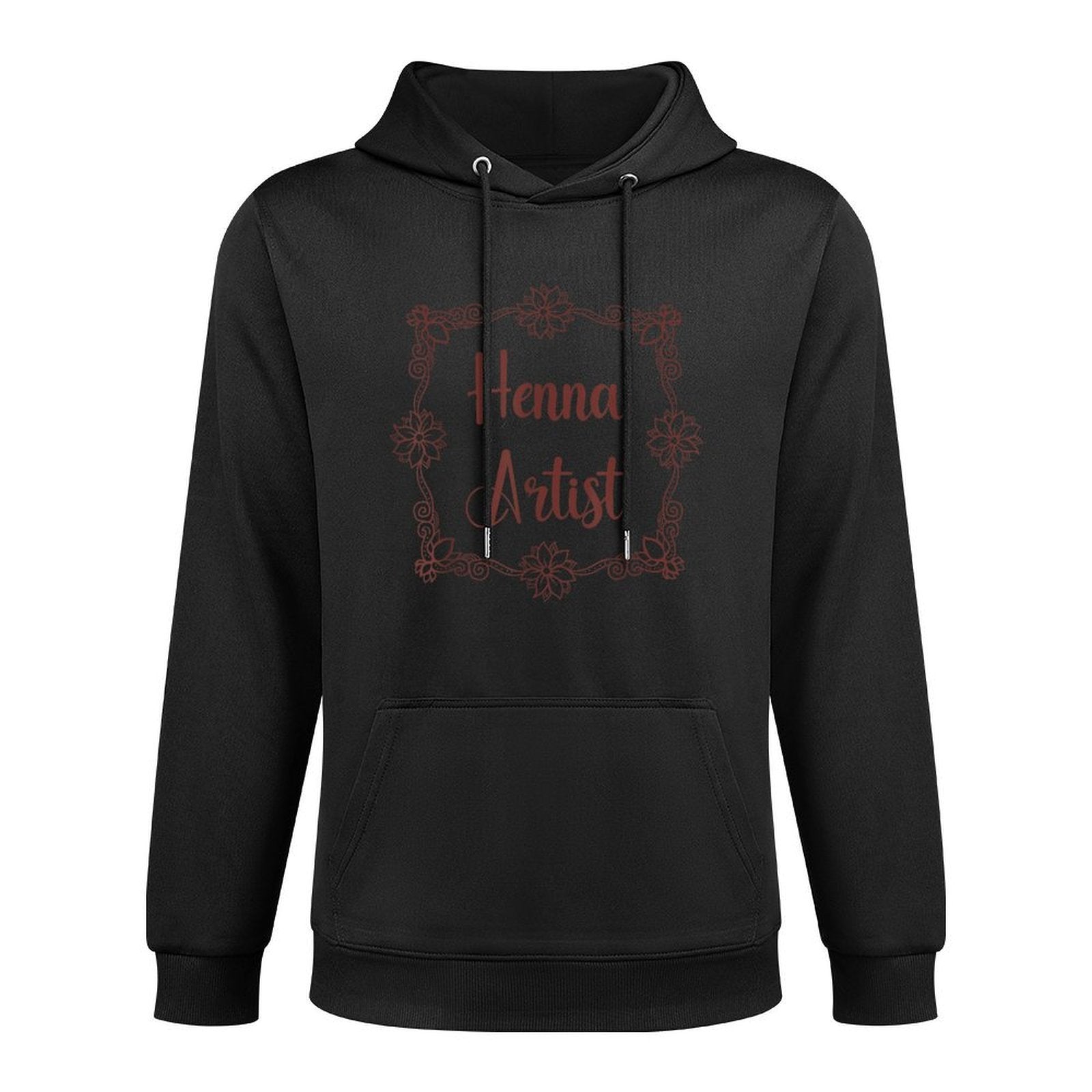 Henna Artist Style Henna Look Pattern Mehndi Body Painting Durable Construction Hoodie