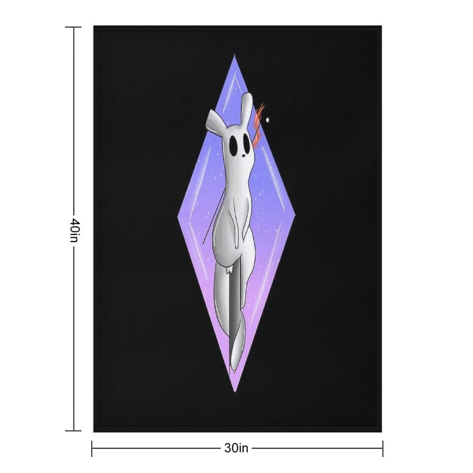 Diamond Slugcat  Rainworld Multi-functional Throw Blanket