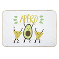 Avocado Dancing Aperitif  Stain-Proof Bath Mat