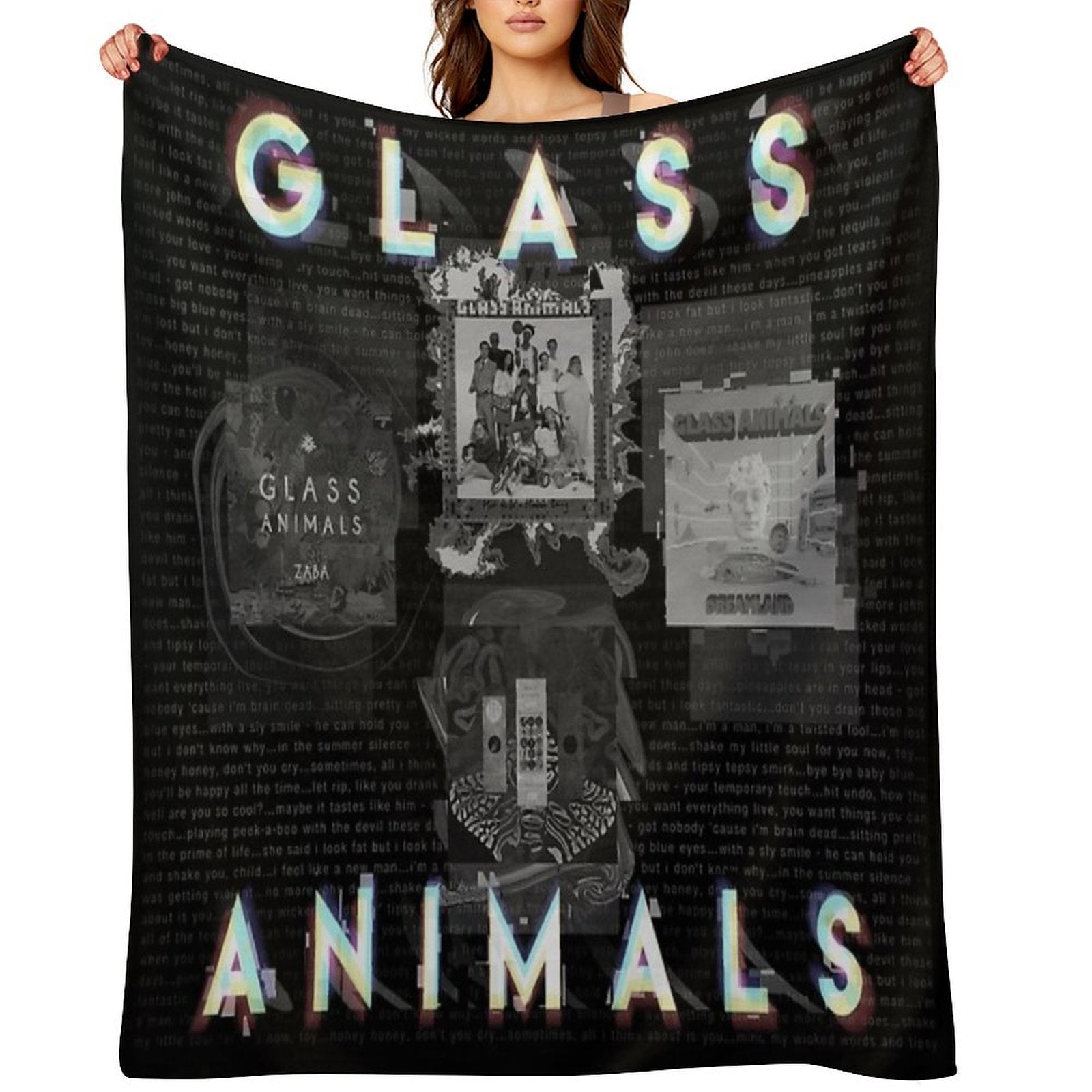 Glass Animals - 4 Album Cover Design Anti-pilling Throw Blanket