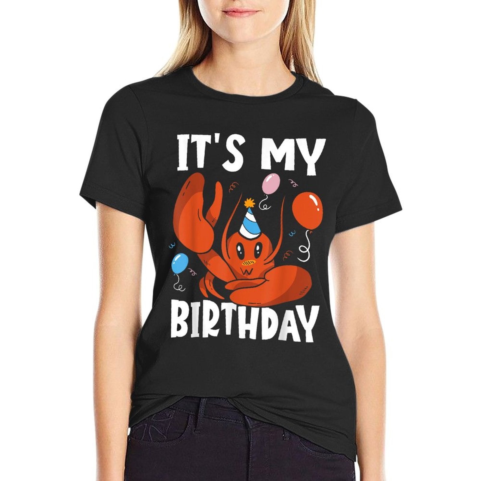It's My Birthday - Boys Crawfish Birthday  Relaxed-fit T-Shirt