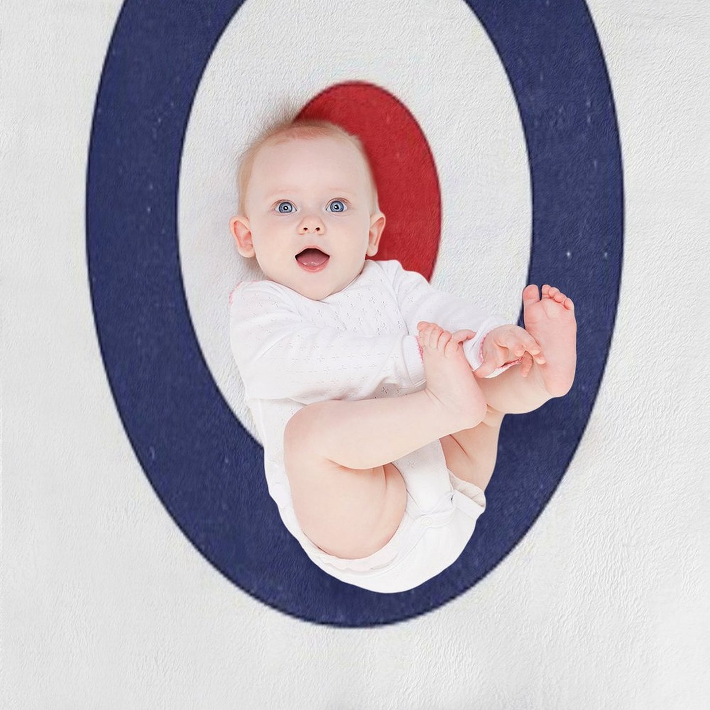 Mod 60s Pop Art Target Plush Throw Blanket