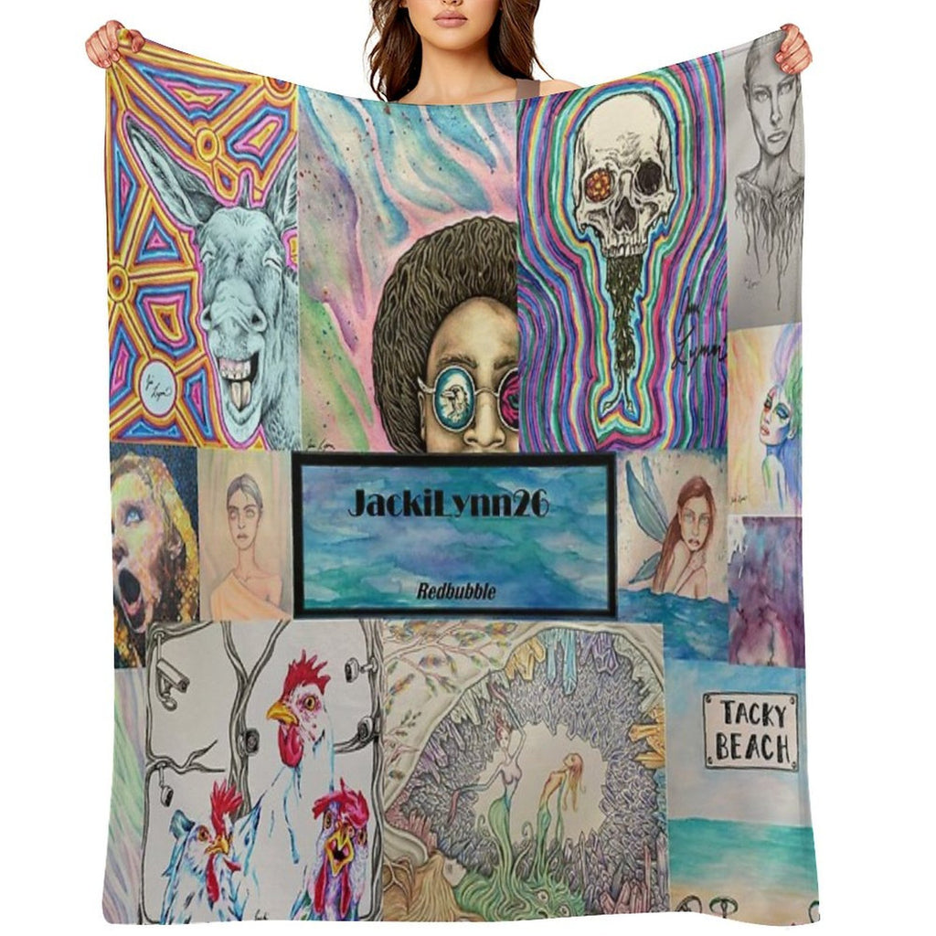 JackiLynn26 Collage Eco-conscious Throw Blanket