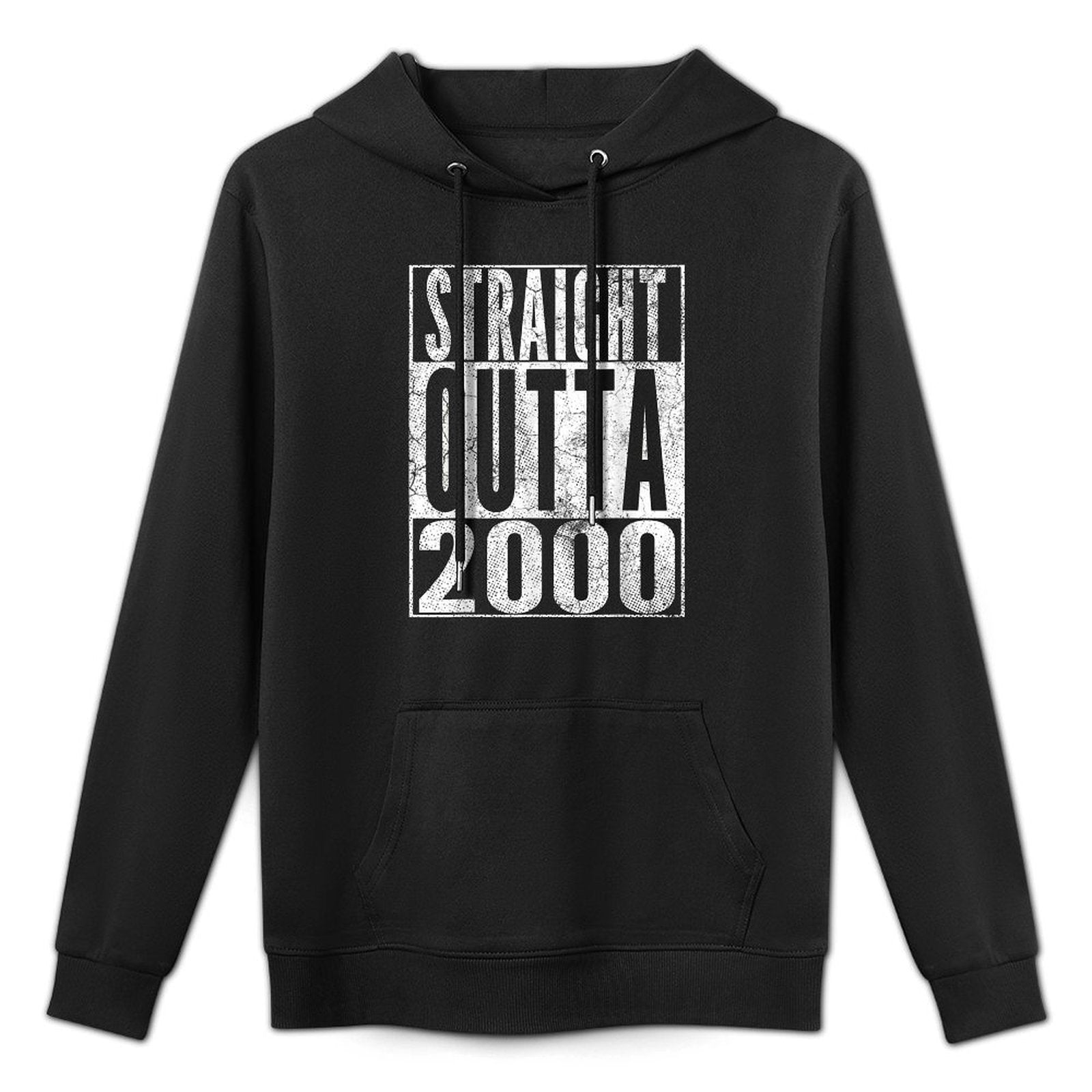 Straight Outta 2000 21st Birthday Gift 21 Years Old Casual Wear Hoodie