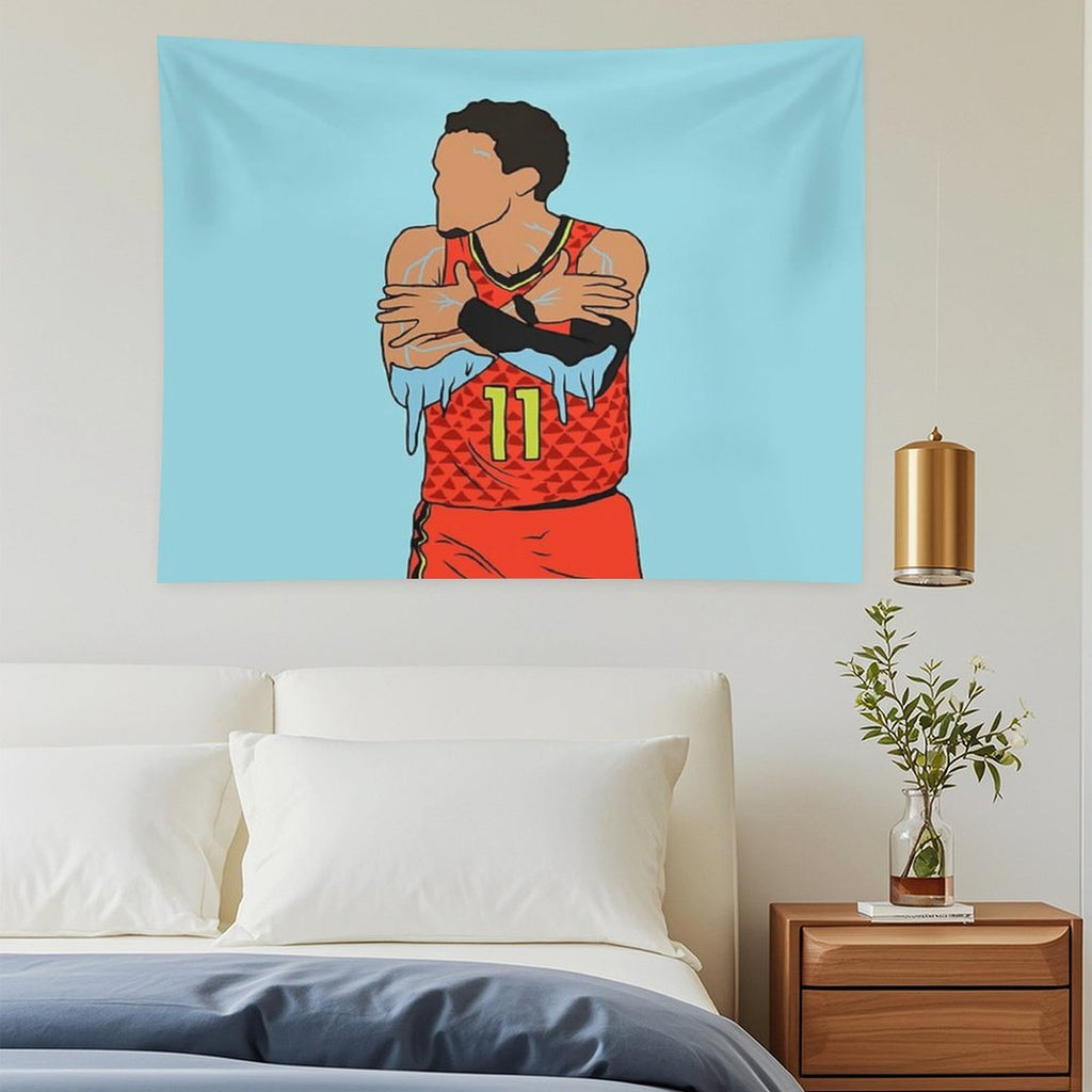 Trae Young Ice Tapestry