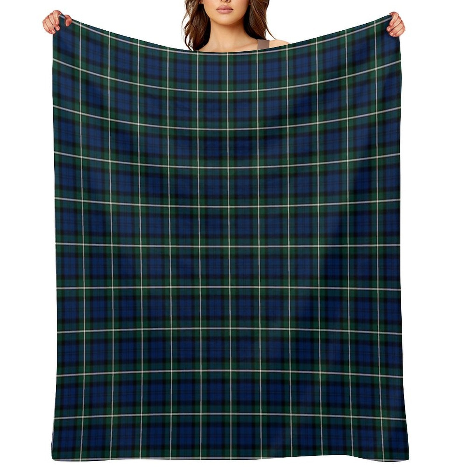 Clan Forbes Tartan Eco-conscious Throw Blanket