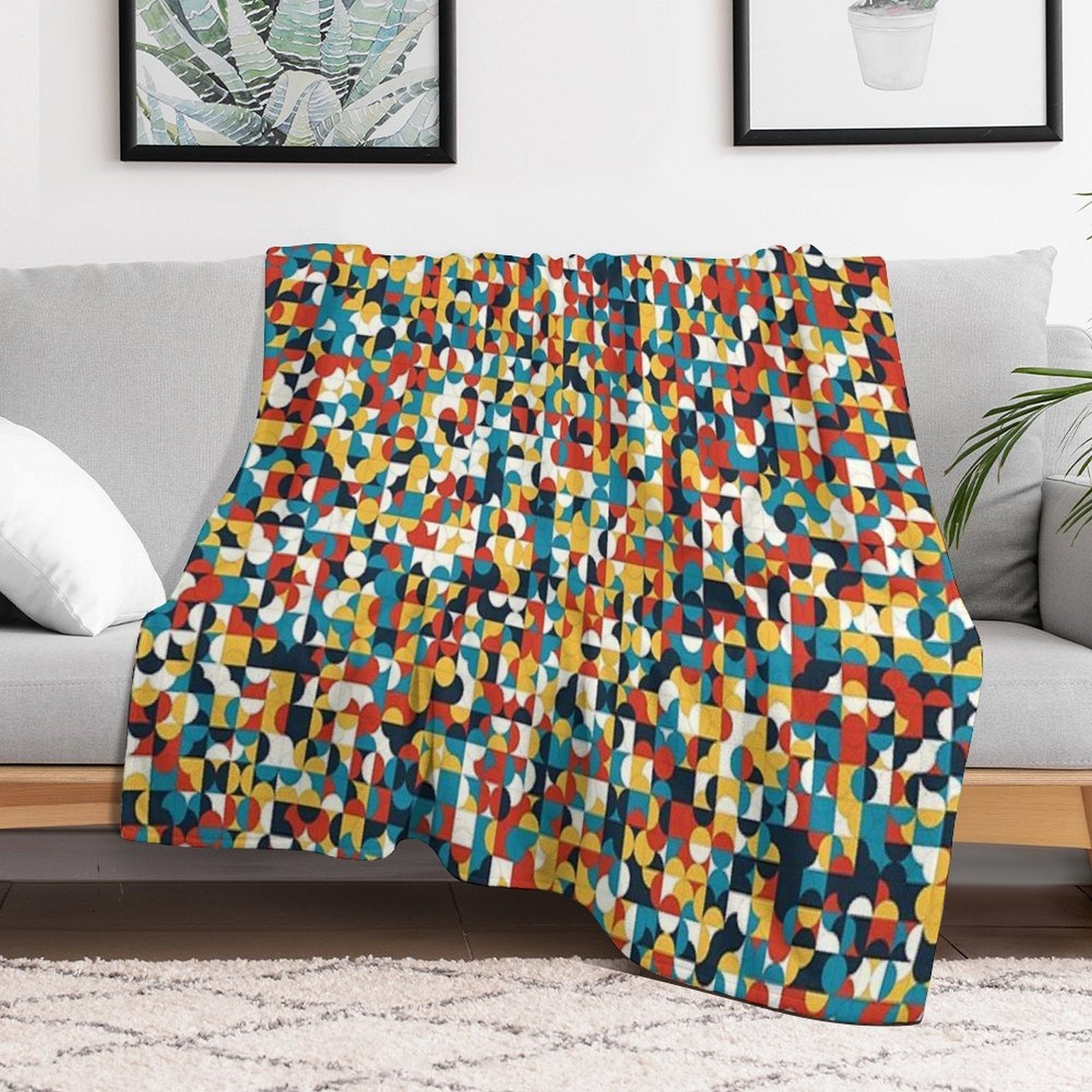 Pattern 003 6 Sustainable Throw Blanket