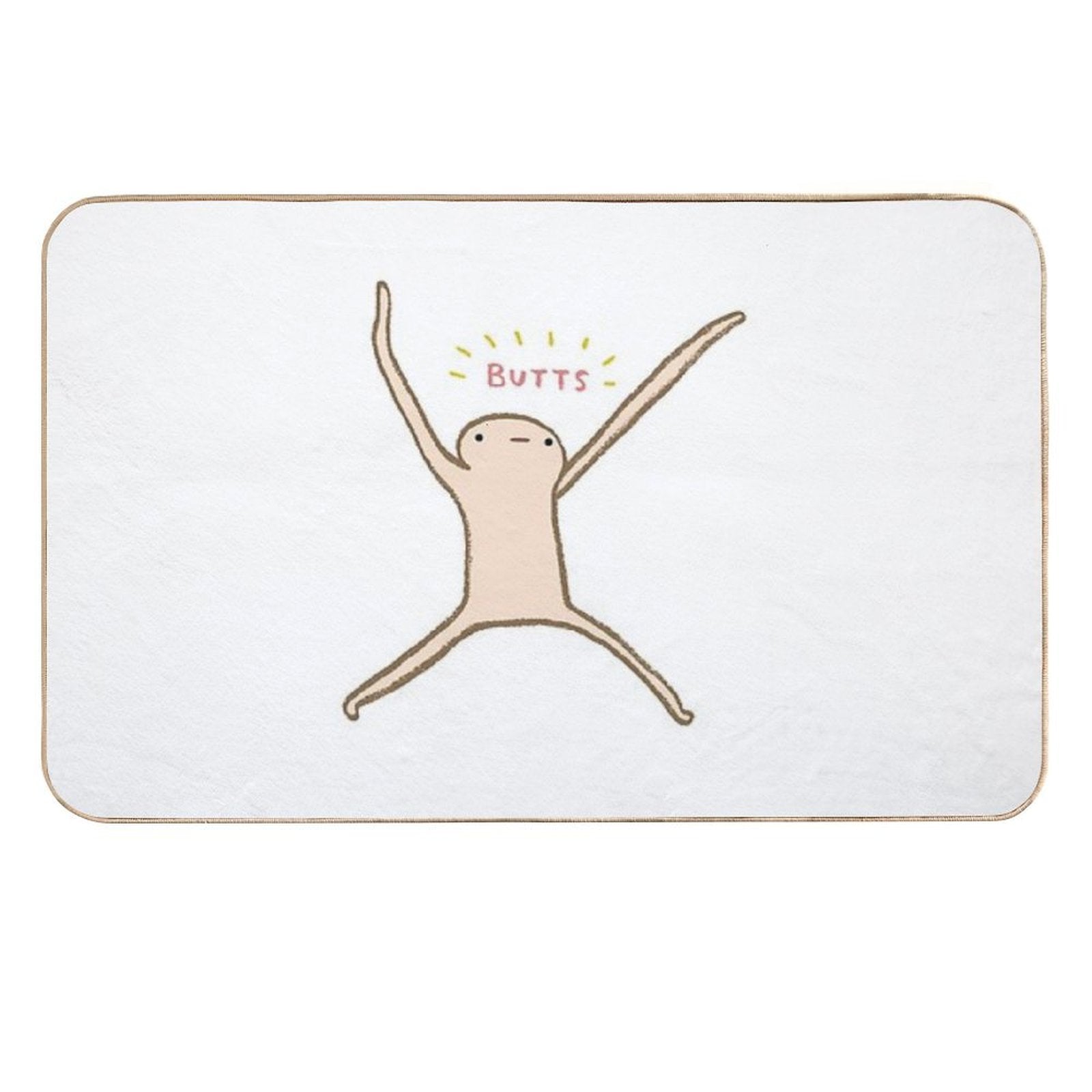 Honest Blob - Butts  High-Traffic Bath Mat