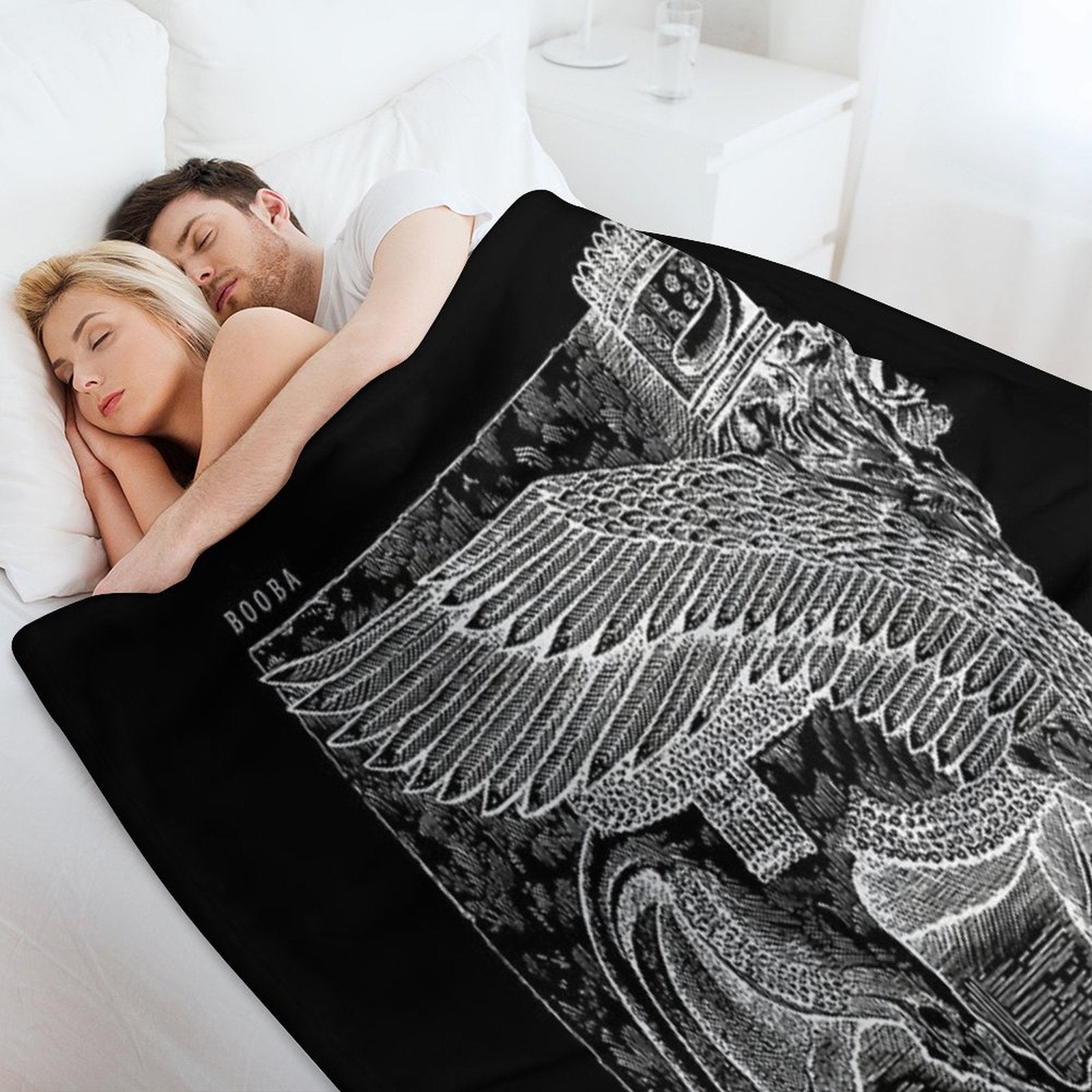 Booba Nero Nemesis Easy Care Throw Blanket