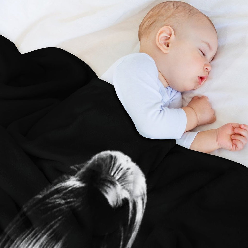 Angèle - Portrait Durable Throw Blanket