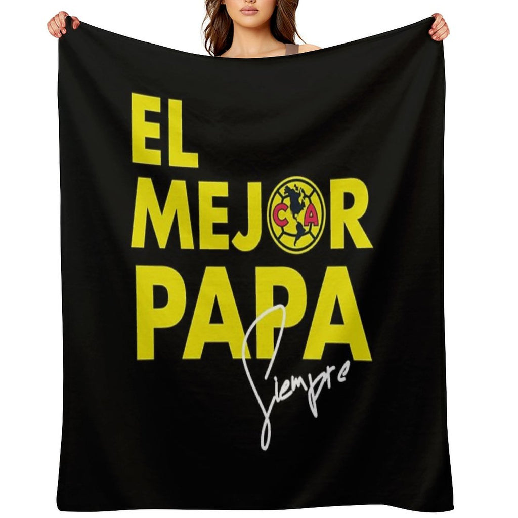 Club America - El Mejor Papa Eco-conscious Throw Blanket